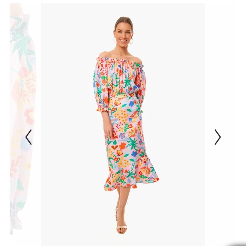 Saloni Paradise Papercut Grace Dress 6